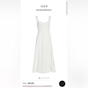 Lace eyelet dress!